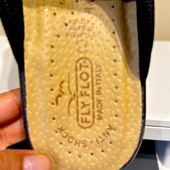 Black Fly Flot Clogs US: 9 / EU: 40 Anti Shock Genuine Leather Made in Italy - Picture 8 of 11